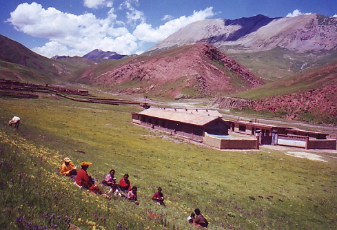 View of Sangshung School before completion